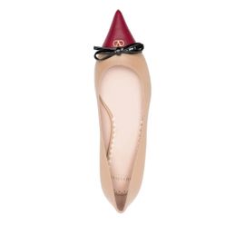 Valentino Garavani Escarpins Pointus À Détail De N?Ud - Tons Neutres