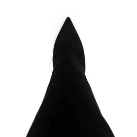 Casadei Cuissardes Blade 100 Mm En Daim - Noir