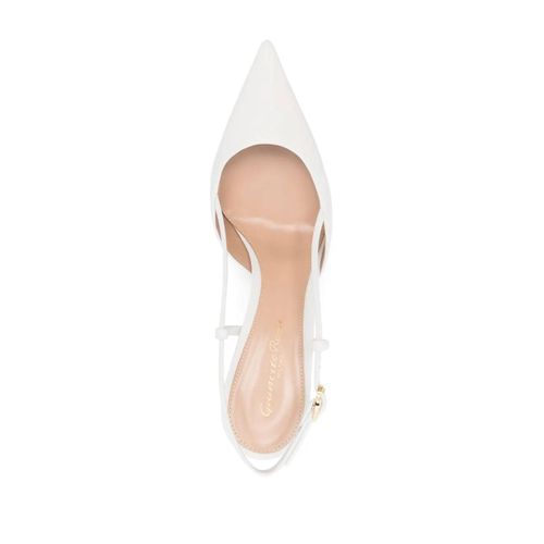 Gianvito Rossi Escarpins Ascent 85 Mm À Bride Arrière - Blanc