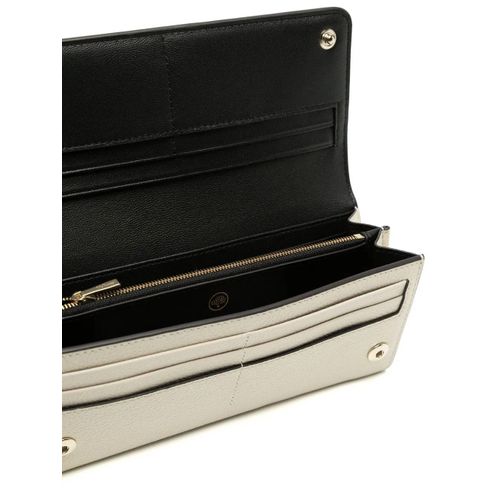 Mulberry portefeuille continental à texture grainée - Blanc