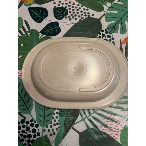 Couvercle Pour Cocotte Ovale Ultra Plus Tupperware Beige 750 Ml