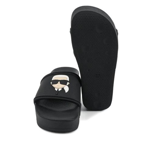 Karl Lagerfeld Claquettes Kondo 2.0 - Noir