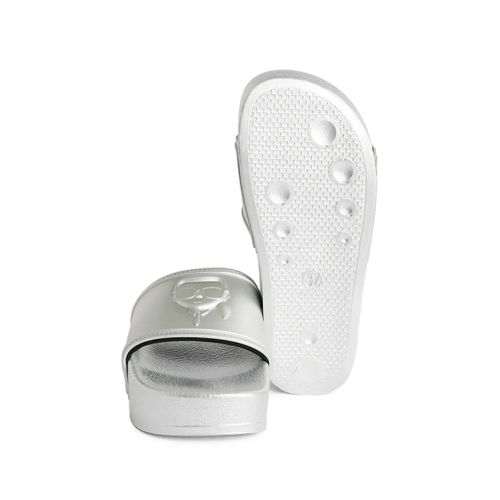 Karl Lagerfeld Claquettes Kondo 2.0 - Argent