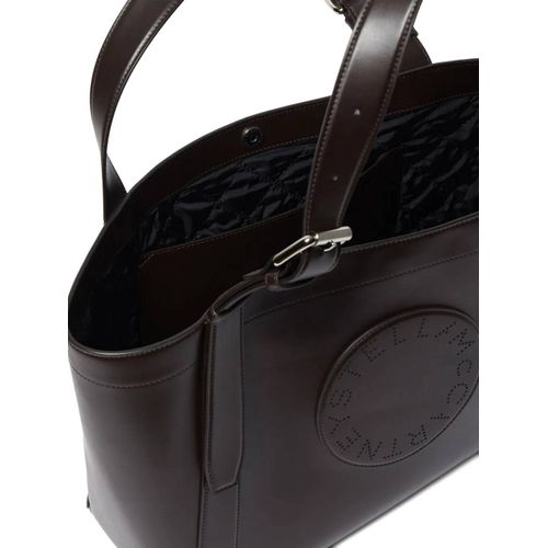 Stella McCartney sac cabas à logo Stella - Marron