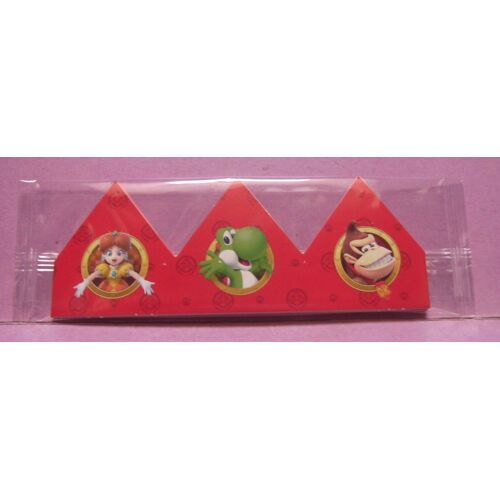 Couronne " Personnages Mairo , Luigi, Yoshi... / Nintendo " - 54 X 5 Cm (3 Plis)