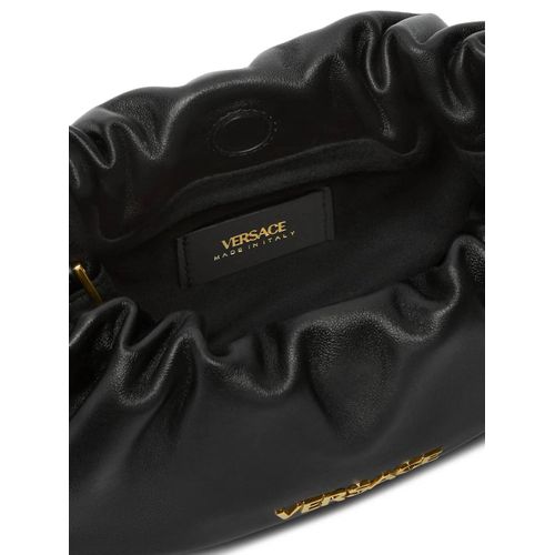 Versace petite pochette à lien de resserrage Tag - Noir
