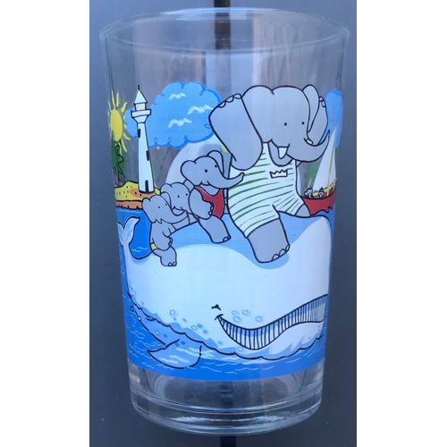 Verre A Moutarde Babar, De Brunhoff, Figurine, Bd , Bande Dessinée