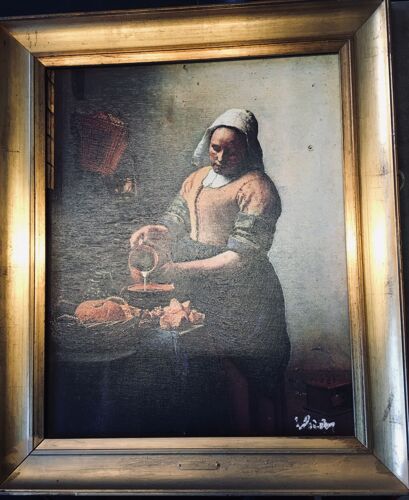 Tableau Reproduction "La Laitiere"