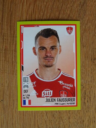 Image N°57 Panini Foot 2022 - Julien Faussurier -Brest-