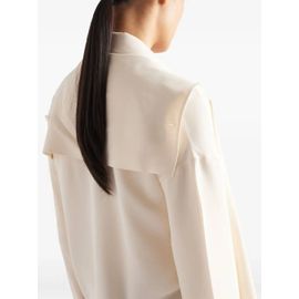 Prada Chemise En Soie - Tons Neutres