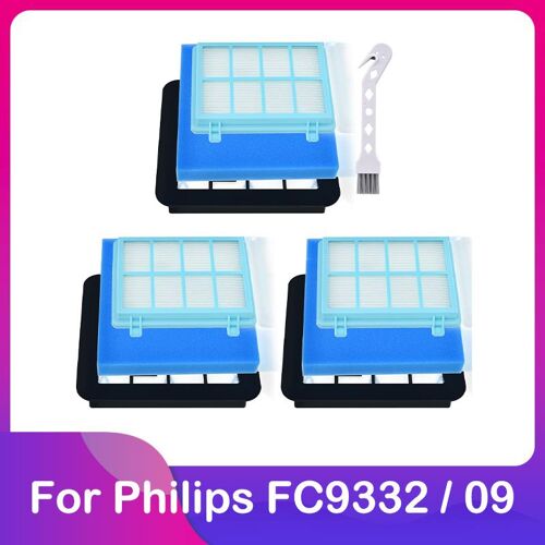 Pi¿¿ce De Rechange Pour Aspirateur Philips Powerpro Fc9332/09, Filtre Hepa, ?ponge 9109-May22550