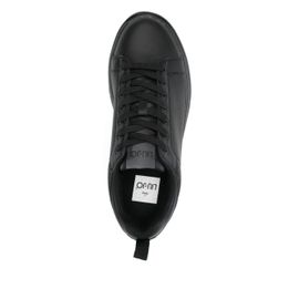 Liu Jo Baskets En Cuir À Plateforme - Noir