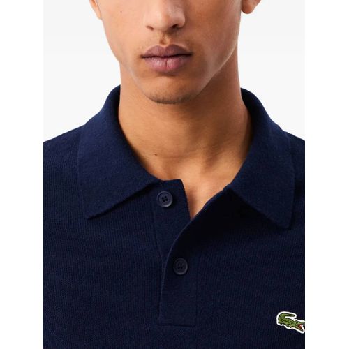Lacoste Polo À Manches Longues - Bleu
