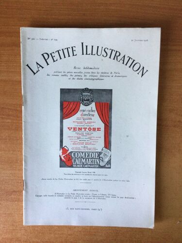 La Petite Illustration N? 366 Th??Tre N? 199 : Ventose Com?Die Caumartin