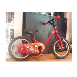 Velo Rouge Jeune Petit Enfant Btwin Bicyclette 14 Pouces Vermillon Decthlon Bwtin Tres Solide 2 Roues Pour Balade Equilibre Jeu De Plein Air Jouet Jouer