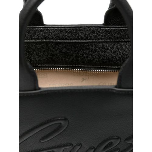 guess kids sac à bandoulière à logo embossé - Noir