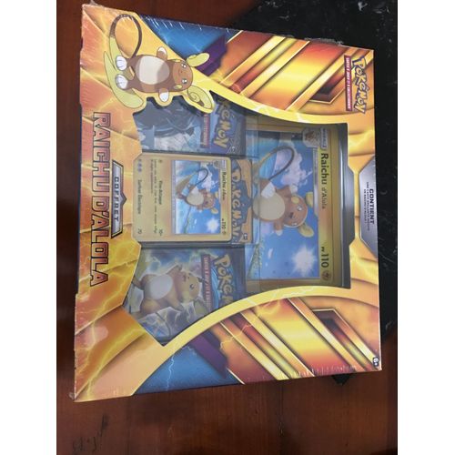 Raichu D'alola Coffret.
