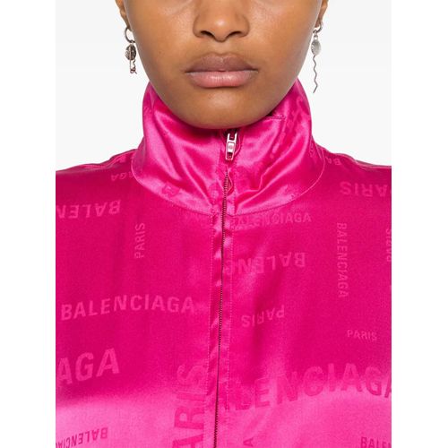 Balenciaga Sweat À Logo En Jacquard - Rose