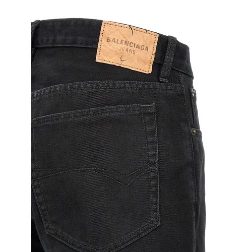 Balenciaga Jean À Coupe Ample - Noir