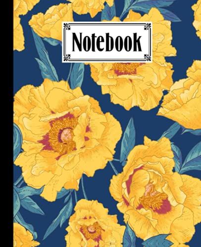 Notebook: Composition Notebook College Ruled, Tropical Flower Cover Back To School Composition Book | 120 Pages - Large 7.5" X 9.25" By Andreas Efthymous