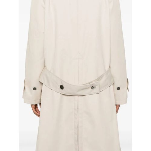 Thom Browne Manteau En Coton À Manches Raglan - Tons Neutres