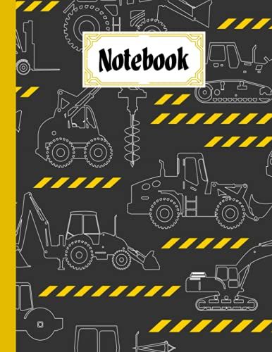 Notebook: Composition Notebook Trucks- College Ruled 120 Pages - Large 8.5" X 11" By Sabrina Wunderlich
