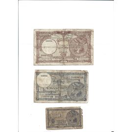 Billet Belgique Lot De 3 Billets