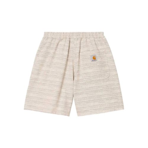 Carhartt Wip Short Rayé À Taille Élastiquée - Tons Neutres