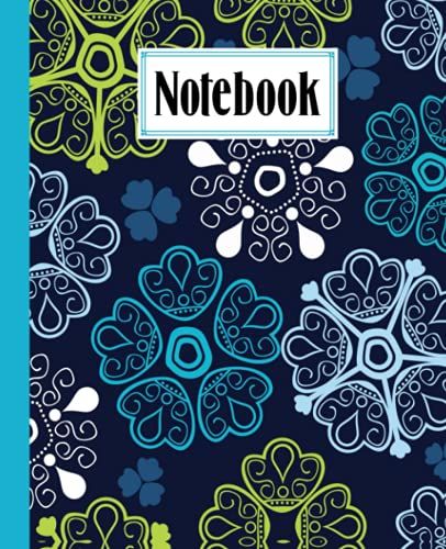 Notebook: Composition Notebook College Ruled, Flowers Cover Back To School Composition Book | 120 Pages - Large 7.5" X 9.25" By Benjamen Banks