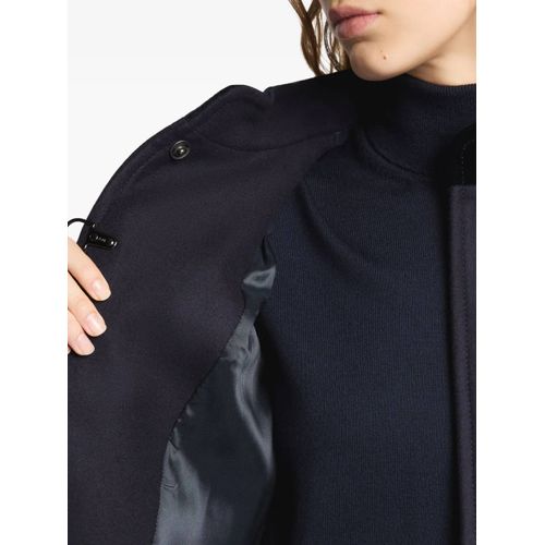 Fay Manteau À Bords En Velours - Bleu