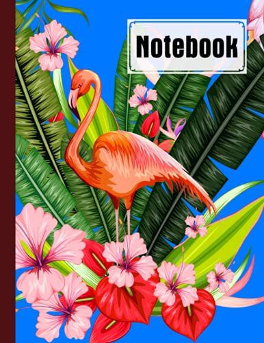 Notebook: Flamingos Cover Composition Notebook College Ruled, Flamingos Notebooks, School Supplies, Notebooks For School | 120 Pages - Large 8.5" X 11" By Sonja Hartung