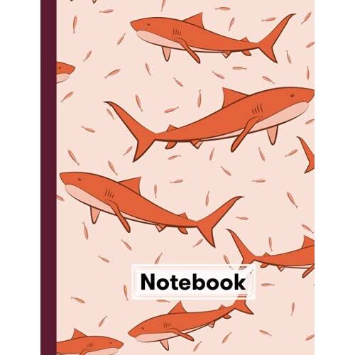 Notebook: Sharks Cover Composition Notebook College Ruled, Sharks Notebooks, School Supplies, Notebooks For School | 120 Pages - Large 8.5" X 11" By Theresia Schulz