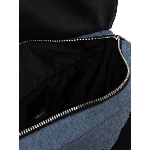 Desigual grand sac à dos clouté en jean - Bleu