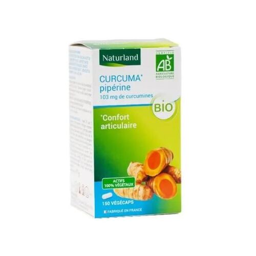 Naturland Curcuma Piperine Bio 150 Végécaps 