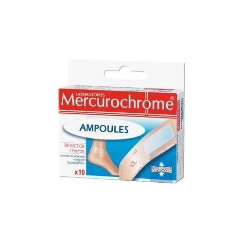 Mercurochrome Pansements Ampoules 2 Tailles Boite De 10 