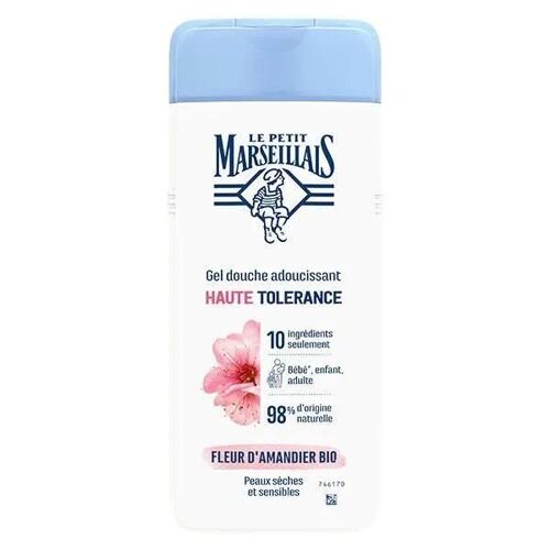 Gel Douche Adoucissant Haute Tolérance Fleur D'amandier Bio - Le Petit Marseillais - 400ml - Hypoallergénique 