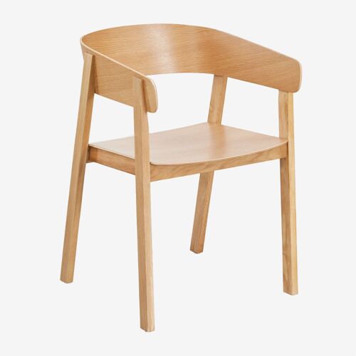 Chaise de salle à manger en bois Olsen Bois Naturel