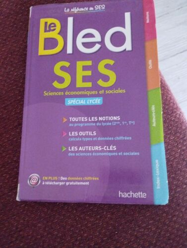 Le Bled Sciences Économie Et Sociales Spécial Lycée