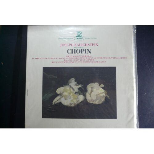 Chopin Polonaise Op 61 Quatre Mazurkas Op 50 Op 63 Op 67 Ballade Op52 Deux Nocturnes Op 62 - Joseph Kalichstein - Erato Stu 70843