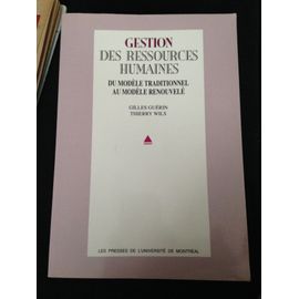 Gestion Des Ressources Humaines Du Modèle Traditionnel Au Modèle Renouvelé