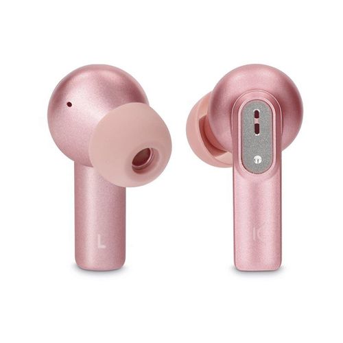 KSIX Spark - Écouteurs sans fil avec micro - intra-auriculaire - Bluetooth - rose