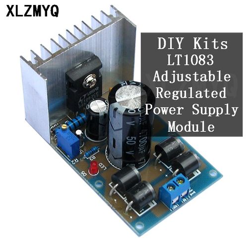 Kit D'alimentation Régulée Lt1083,Tension Technique Réglable,Kit De Bricolage Pour Commutation,Chargeur De Batterie,Ensemble De Bricolage