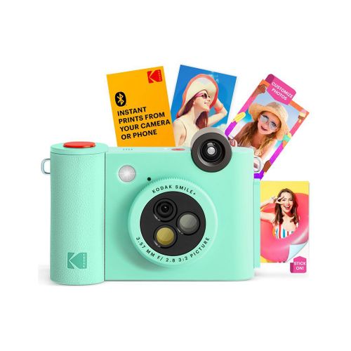 Appareil photo Compact Kodak Smile+ Vert compact avec imprimante photo instantanée - 5.0 MP - Bluetooth - vert