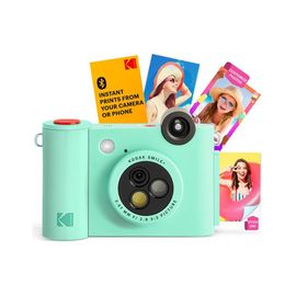 Appareil photo Compact Kodak Smile+ Vert compact avec imprimante photo instantanée - 5.0 MP - Bluetooth - vert