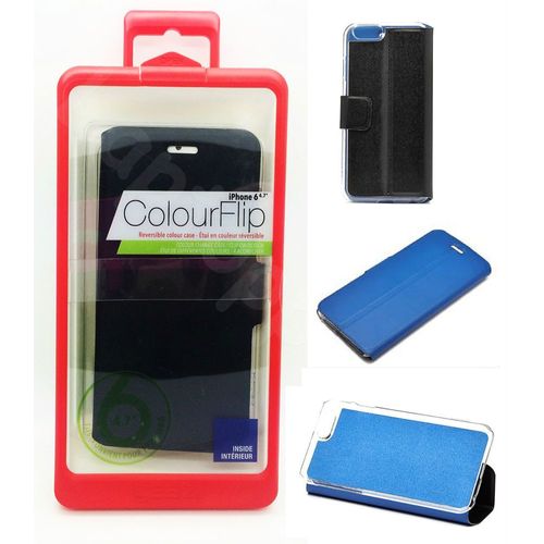 Gear4 Coque Deux Couleurs Iphone 6 6s (4"7) Clip-On Bleu Petrole -Noir 