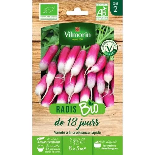 Radis De 18 Jours Bio Vilmorin