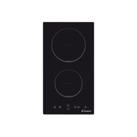 Candy CDH30 - Vitrocéramique - 2 plaques de cuisson - Niche - largeur : 26.8 cm - profondeur : 50 cm - noir