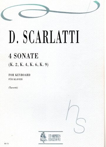 Scarlatti, 4 Sonates Pour Clavecin K2, K4, K6, K9