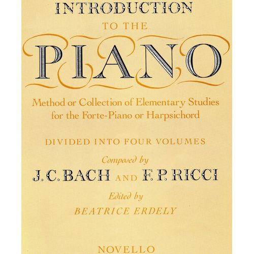 Introduction To The Piano, Études Élémentaires Pour Le Piano Forte Ou Le Clavecin, Volume 1