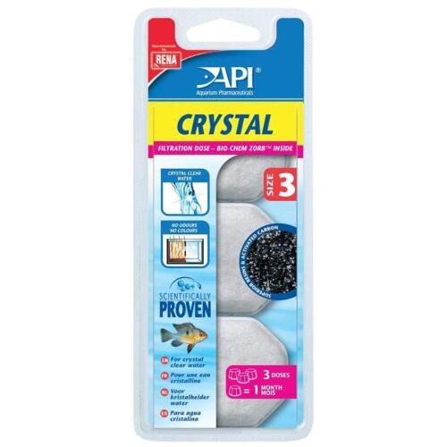 Api Dose Filtration Crystal T3 (X3) - Pour Aquarium